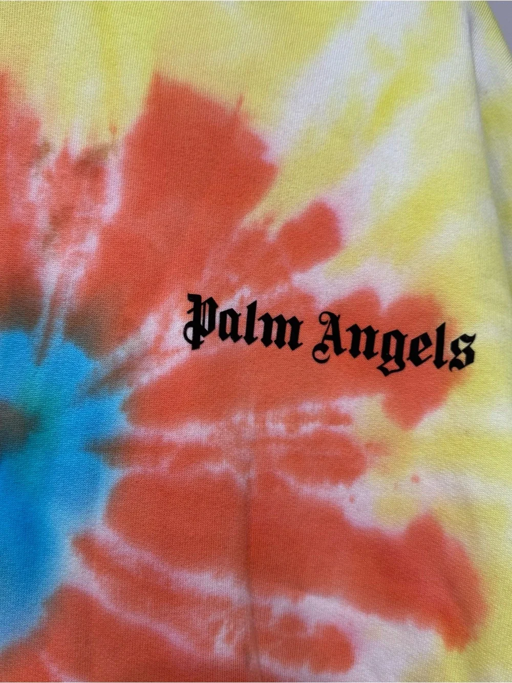 Palm Angels Multicolor Tie Dye Logo Hoodie Men’s XXL 2XL